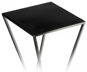 Stojan na kvetiny LOFT I čierny 70 cm