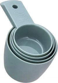 ALTOM Kuchynské odmerky, súprava 4ks plastových, zelené