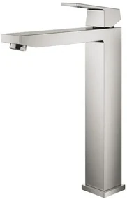 Vysoká umývadlová batéria GROHE Eurocube bez výpuste supersteel 23406DC0
