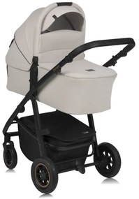 Lionelo - Kombinovaný kočík 2v1 AMBER PLUS Béžový piesok