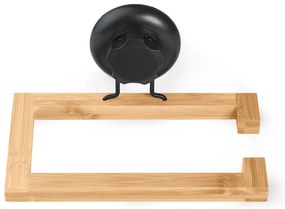 Bambusový samodržiaci držiak na toaletný papier Compactor Bestlock SPA