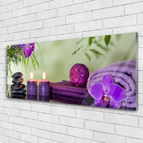 Obraz plexi Kamene sviečky umenie 125x50 cm