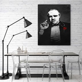 Gario Obraz na plátne Krstný otec, Vito Corleone portrét - Nikita Abakumov Rozmery: 40 x 60 cm