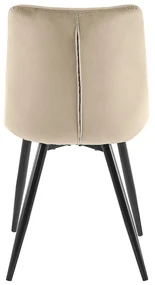 Jedálenská stolička Ralph Velvet, béžová