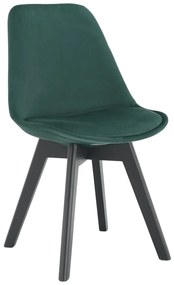 Jedálenská stolička Blanche (emerald + čierna). Vlastná spoľahlivá doprava až k Vám domov. 1028826