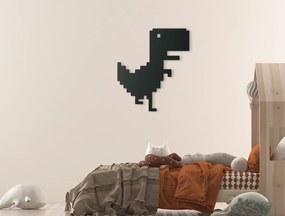 drevko Detská nálepka na stenu Dinosaurus Rozmer obrazu: 37,5 x 32,5 cm, Farba dekorácie: Čierna