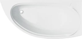 Besco Akrylátová asymetrická vaňa Mini 150x70 BESCO-Farba: Biela, BESCO-Orientácia: Ľavá