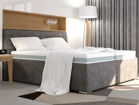 Posteľ Rita 180x200 cm, šedá látka