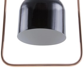 Čierna stropná lampa MAVONE Beliani