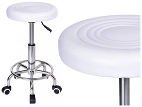 Kozmetická stolička Monza biela
