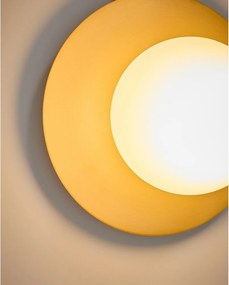 Biele/v zlatej farbe nástenné svietidlo ø 25 cm Brisia – Kave Home