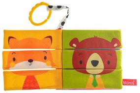 Mom’s Care - textilná knižka - Puzzle zvieratiek