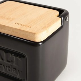 Nádoba SYLAN na soľ, čierna 757402