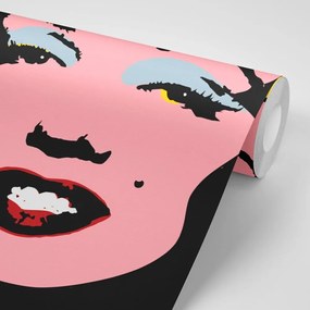 Tapeta ikonická Marilyn Monroe v pop art dizajne - 150x100