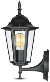 Vonkajšia nástenná lampa 1xE27/40W/230V IP44 čierna