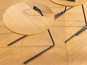 Set 3 príručných stolíkov Paniki (natural). Vlastná spoľahlivá doprava až k Vám domov. 1094357