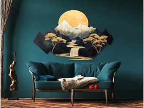 drevko |  Obraz Hory zaliate slnkom  47 x 75 cm