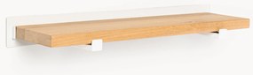 Nástenný regál z dubového dreva Ally, Š 60 cm