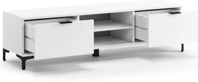 Televízny stolík LORA biela