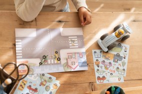 Knižka so samolepkami Doprava Jim