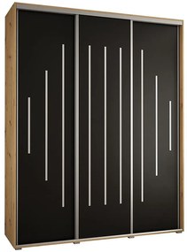 Skriňa 45 Canaris 12 200 artisan/čierna/silver