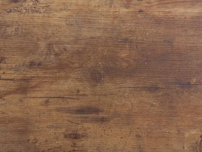 Jedálenský stôl 160 x 90 cm tmavé drevo/čierna AMSTERDAM Beliani