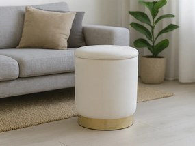 CH Taburetka s úložným priestorom Lena - krémová