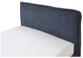 Tmavomodrá čalúnená detská posteľ bez roštu 140x200 cm Fun – Meise Möbel