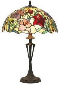 Stolná lampa Athina v štýle Tiffany