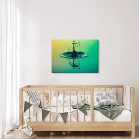 Obraz kvapky vody (70x50 cm)