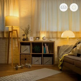 Sada 2× stmievateľných LED žiaroviek A60 E27/9W/230V 2700K Wi‑Fi + diaľkový ovládač - WiZ