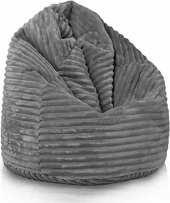 Sedací vak Bag Sako XL stripe TiaHome - sivá