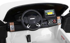 Ramiz Range Rover HSE 2-miestne detské auto Biele SUV + Pilot