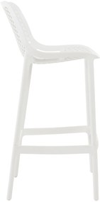 Plastová barová stolička DS10778434 - Biela