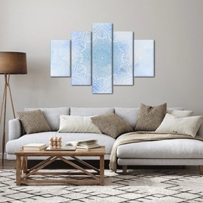 Obraz - Zimná mandala (150x105 cm)
