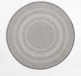 Okrúhly boho koberec GINO sivý 120 cm