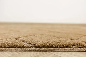 Kúpeľňový koberček Lotus béžový, tehla