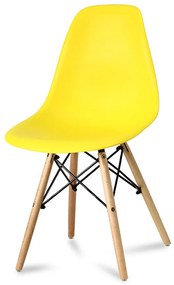 Dekorstudio Dizajnová stolička ENZO X žltá