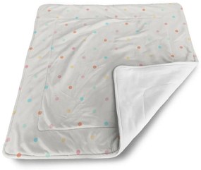 Sablio Deka pre bábätko Farebné bodky na béžovej - 80x100 cm