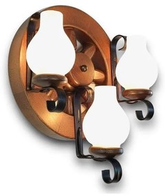 Brilagi - Nástenné svietidlo ROATA APLICA 3xE14/40W/230V buk/orech