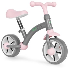 Cykloodrážadlo s kolesami EVA, sivé ECOTOYS