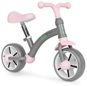 Cykloodrážadlo s kolesami EVA, sivé ECOTOYS