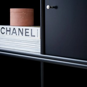 Čierny modulárny policový systém 68,5x69 cm Mistral Kubus - Hammel Furniture