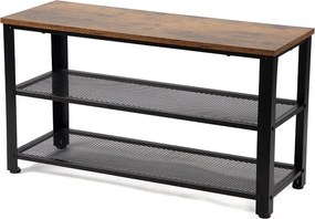 Čierny oceľový stojan na topánky 80x45x30 cm Arne – Bonami Essentials