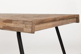 WL-Living Suri jedálenský stôl - Čierna, 160 x 78 cm