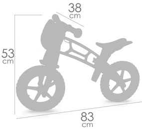 DeCuevas 30180 Detské odrážadlo - Balance Bike COCO 2024
