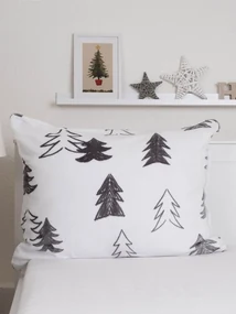 Obliečka na vankúš mikroplyš 70 × 90 cm – Stromček