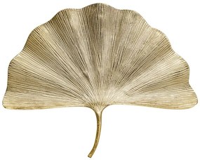 Ginkgo Leaf nástenná dekorácia zlatá 59cm