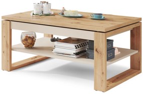 NUO dub artisan / béžová, konferenčný stolík