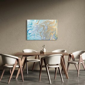 Obraz - Modrý mramor (90x60 cm)